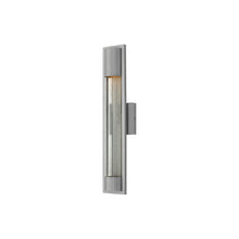 Load image into Gallery viewer, Mist Outside Area Wall Light in Medium/Titanium.
