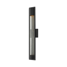 Load image into Gallery viewer, Mist Outside Area Wall Light in Large/Satin Black.
