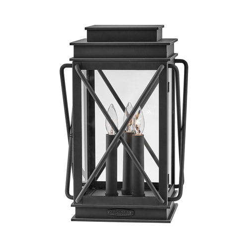 Montecito Outside Area Pier Mount Light in Museum Black.