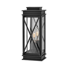 Load image into Gallery viewer, Montecito Outdoor Wall Light in Museum Black (Small).
