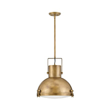 Load image into Gallery viewer, Nautique Pendant Light in Large/Heritage Brass/Heritage Brass.
