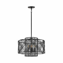Load image into Gallery viewer, Nikko Chandelier in Black (4-Light).
