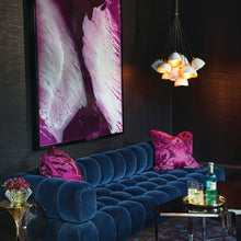 Load image into Gallery viewer, Nula Chandelier in living room.
