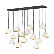 Load image into Gallery viewer, Nula Linear Pendant Light in Shell White.
