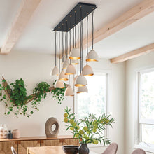 Load image into Gallery viewer, Nula Linear Pendant Light in living room.
