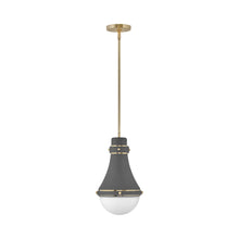 Load image into Gallery viewer, Oliver Pendant Light in Dark Matte Grey (Small).
