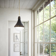 Load image into Gallery viewer, Oliver Pendant Light in living room.
