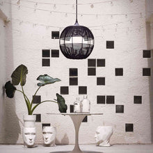 Load image into Gallery viewer, Orb Outdoor Pendant Light in living room.

