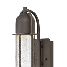 Load image into Gallery viewer, Perry Outside Area Wall Light in Detail.
