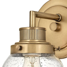 Load image into Gallery viewer, Poppy Bath Wall Light in Detail.
