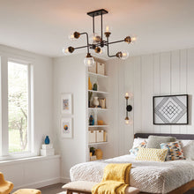 Load image into Gallery viewer, Poppy Chandelier in Bed Room.
