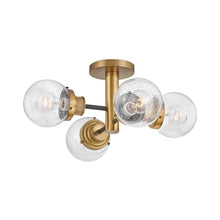 Load image into Gallery viewer, Poppy Semi-Flush Mount Ceiling Light.
