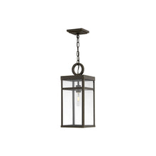 Load image into Gallery viewer, Porter Outside Area Pendant Light in Medium/Oil Rubbed Bronze.
