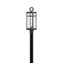 Load image into Gallery viewer, Porter Outside Area Post Light in Oil Rubbed Bronze/incandescent.
