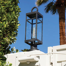 Load image into Gallery viewer, Porter Outdoor Post Light Outside Area.

