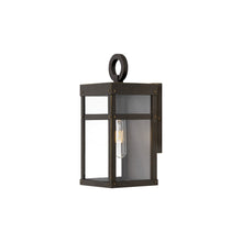 Load image into Gallery viewer, Porter Outside Area Wall Light in X-Small/Oil Rubbed Bronze.
