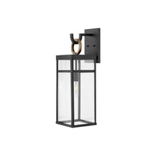 Load image into Gallery viewer, Porter Outside Area Wall Light in Large/Black.
