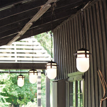 Load image into Gallery viewer, Reef Outdoor Pendant Light Outside Area.
