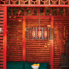 Load image into Gallery viewer, Reid Outdoor Pendant Light Outside Area.
