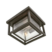 Load image into Gallery viewer, Republic Outdoor Flush Mount Ceiling Light in Detail.
