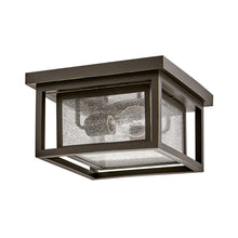 Load image into Gallery viewer, Republic Outdoor Flush Mount Ceiling Light in Detail.
