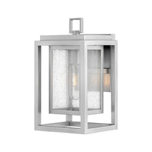 Load image into Gallery viewer, Republic Outdoor Wall Light in Satin Nickel (Small).
