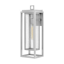 Load image into Gallery viewer, Republic Outdoor Wall Light in Satin Nickel (Large).
