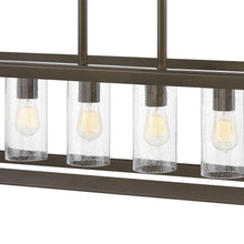 Load image into Gallery viewer, Rhodes Outside Area Linear Pendant Light in Detail.
