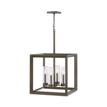Load image into Gallery viewer, Rhodes Outside Area Pendant Light in Warm Bronze.
