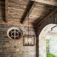 Load image into Gallery viewer, Rhodes Outdoor Pendant Light in Outside Area.
