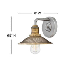 Load image into Gallery viewer, Rigby Bath Wall Lightin in line drawing.
