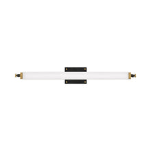 Load image into Gallery viewer, Rollins Led Bath Vanity Light in Heritage Brass (Large).
