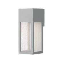 Load image into Gallery viewer, Rook Outside Area Led Wall Light in Titanium/Medium.
