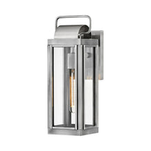 Load image into Gallery viewer, Sag Harbor Outside Area Wall Light in Antique Brushed Aluminum.
