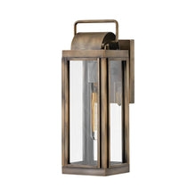 Load image into Gallery viewer, Sag Harbor Outside Area Wall Light in Small/Burnished Bronze.
