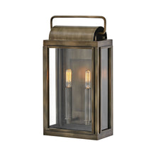 Load image into Gallery viewer, Sag Harbor Outside Area Wall Light in Medium/Burnished Bronze.
