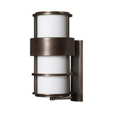 Load image into Gallery viewer, Saturn Outside Area Wall Light in Large/Metro Bronze.
