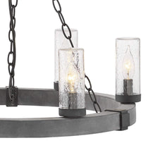 Load image into Gallery viewer, Sawyer Outdoor Chandelier in Detail.

