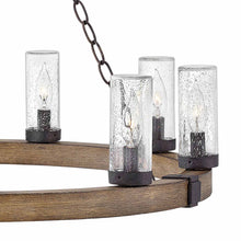 Load image into Gallery viewer, Sawyer Outdoor Chandelier in Detail.
