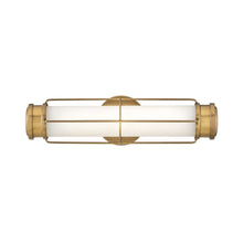 Load image into Gallery viewer, Saylor Led Bath Vanity Light in Heritage Brass (Small).
