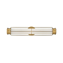 Load image into Gallery viewer, Saylor Led Bath Vanity Light in Heritage Brass (Medium).
