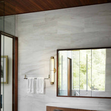 Load image into Gallery viewer, Saylor Led Bath Vanity Light in Bathroom.
