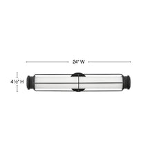 Load image into Gallery viewer, Saylor Led Bath Vanity Lightin in line drawing.
