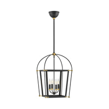 Load image into Gallery viewer, Selby Chandelier in Small/Black.
