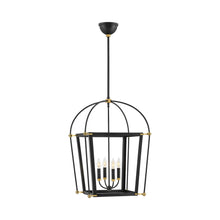 Load image into Gallery viewer, Selby Chandelier in Black.
