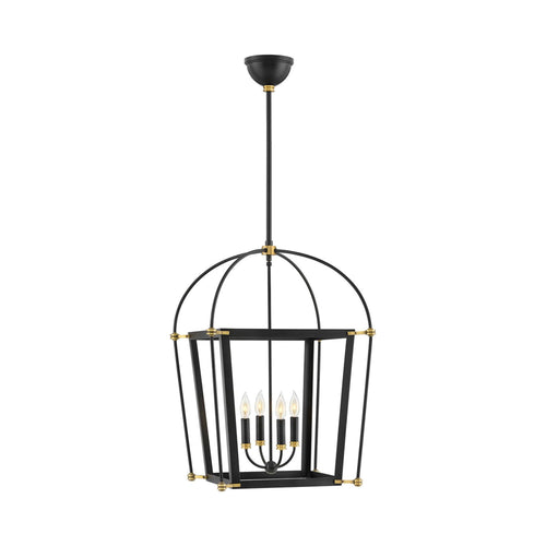 Selby Chandelier in Black.