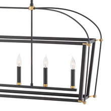 Load image into Gallery viewer, Selby Linear Chandelier in Detail.
