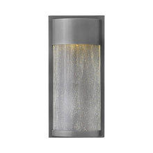 Load image into Gallery viewer, Shelter Outside Area Wall Light in Small Half-Round/Hematite.
