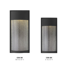 Load image into Gallery viewer, Shelter Outdoor Wall Light - line drawing.

