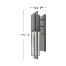 Load image into Gallery viewer, Shelter Outdoor Wall Light - line drawing.
